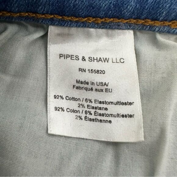 VERONICA BEARD Carolyn Tuxedo Stripe Baby Boot Crop Jeans Sz 28/6 - Picture 10 of 11